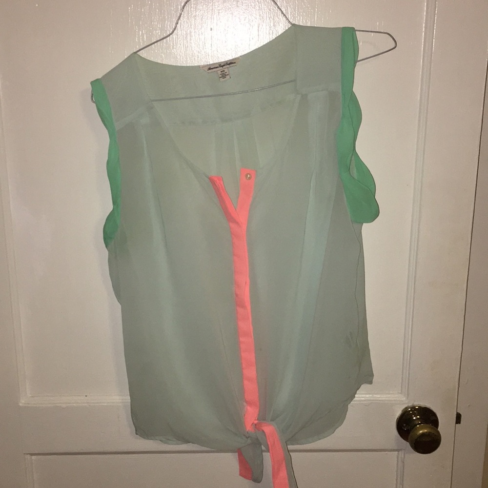American Eagle sheer top